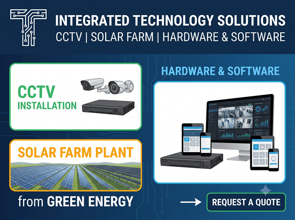 Integrated Technology Solutions - CCTV, Solar Lighting, Hardware & Software