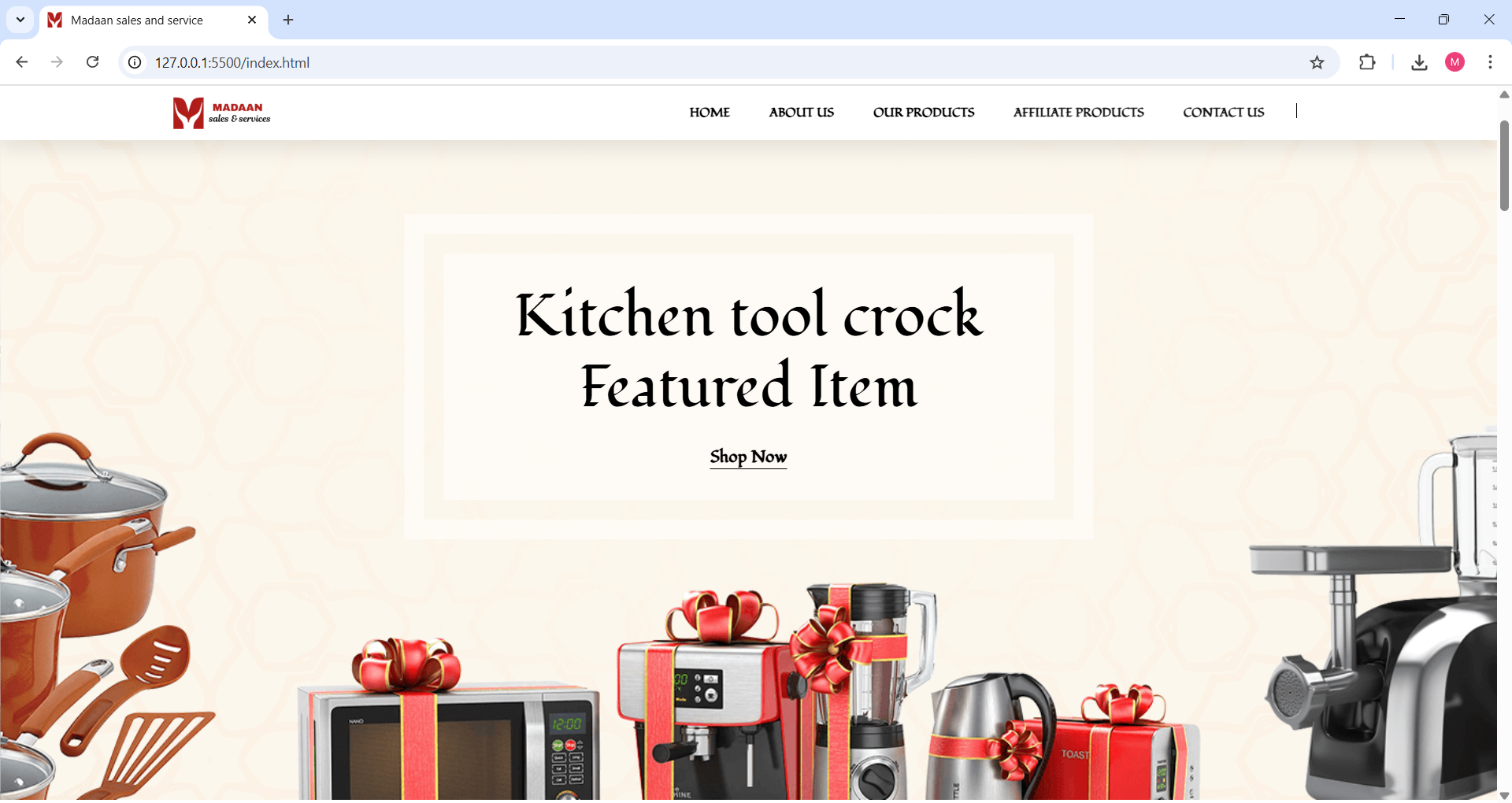 Grocery Website Company